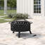 Round Steel Wood Burning Smokeless Fire Pit