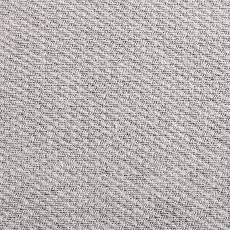 Couverture en coton piqué uni Tommy Hilfiger, Lit simple, Gris