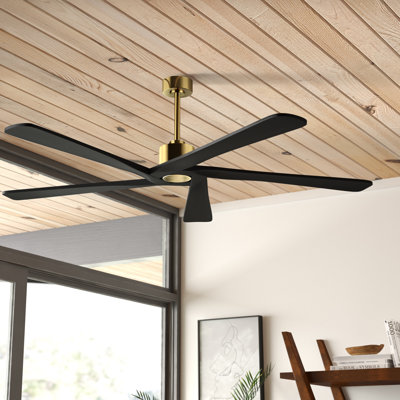 Baun 5-Blade Indoor Ceiling Fan with Remote