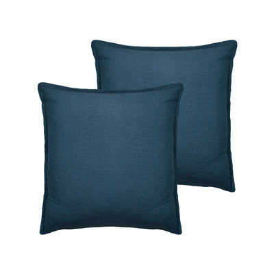 Lombard Linen Reversible Throw Pillow