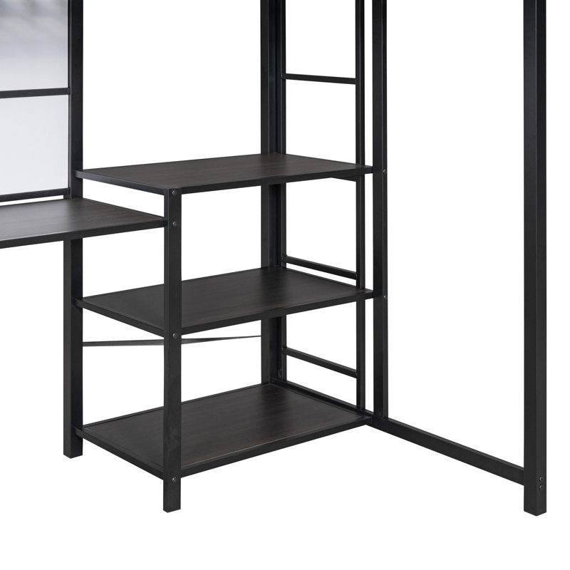 Plateforme de rangement Adasyn, Noir, Simple