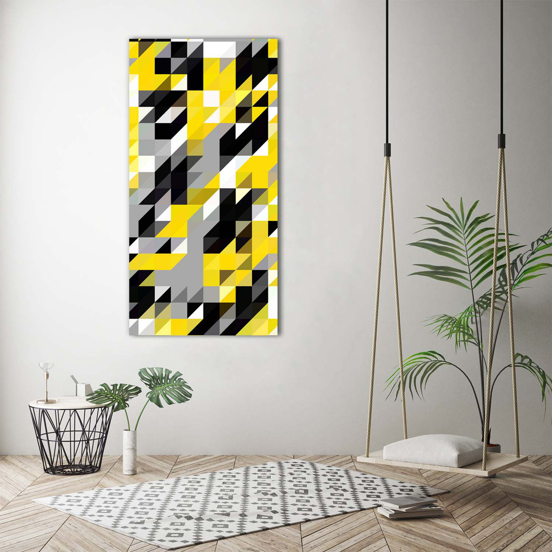 Geometric Background - Wrapped Canvas Print