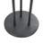 Cole And Grey Metal Tall Floor Hurricane Lamp With 3 Posts And Round Base