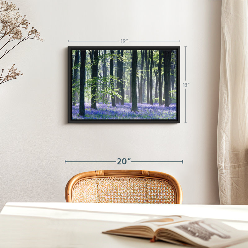 Impression sur toile Bluebell Vision, H 13 po x l 19 po
