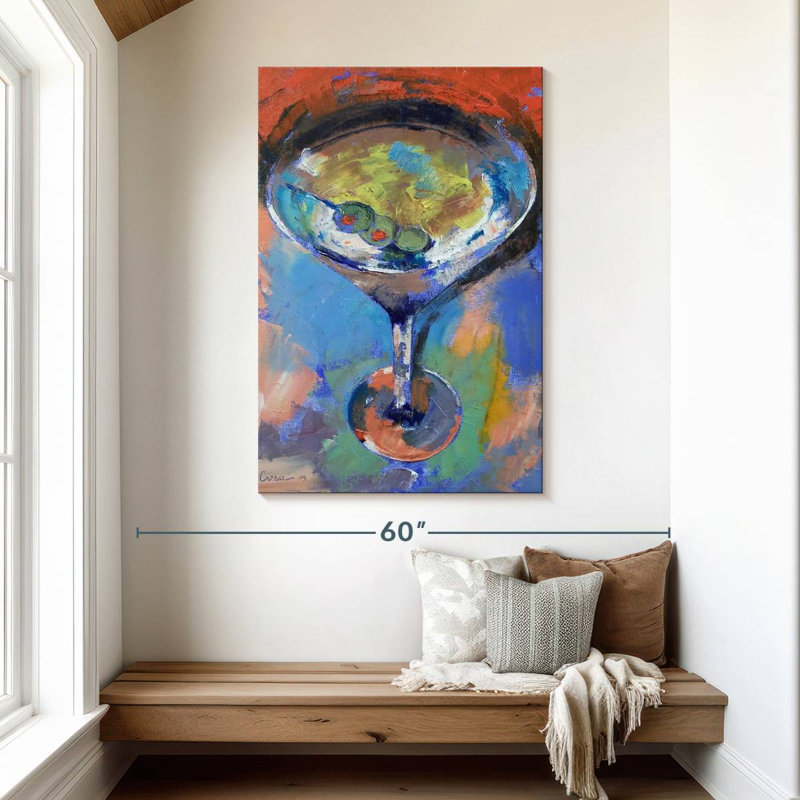 Yarlin Bar Martini, H 48 po x l 32 po