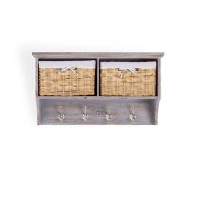 Erica Wall 4 - Hook Wall Mounted Coat Rack