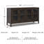 Buffet de 59,92 po de large Cuzzocrea