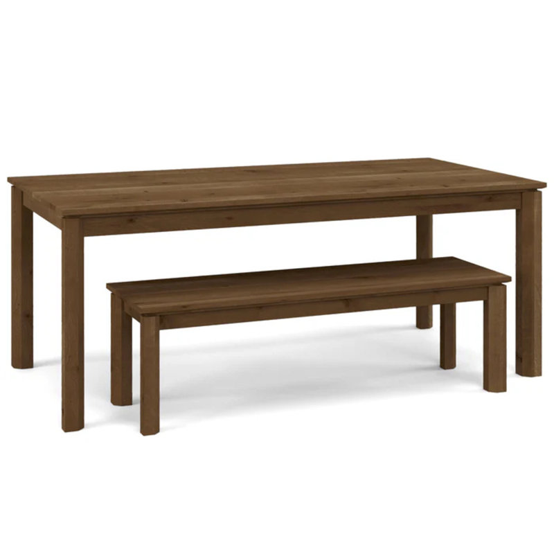 Rustic Oak Dining Bench