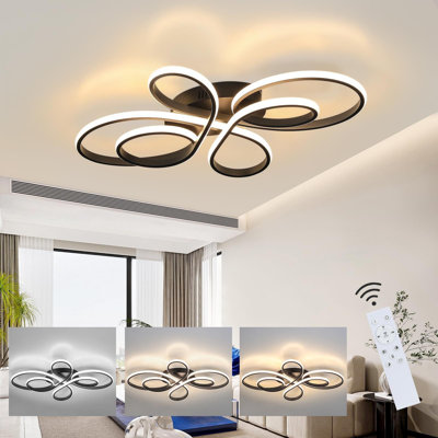 Breshayla 1-Light Butterfly LED Flush Mount