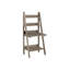 Bureau d'ordinateur contemporain contemporain, hauteur 61 po - Tablettes en stratifié brun d'une hauteur de 61 po pour bureau, stratifié taupe, satisfaction de travail accrue