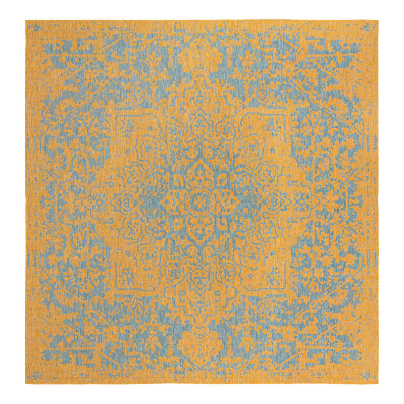Jill Zarin Dubai Indoor/Outdoor Rug, Square 13'1"