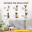 Retractable Stair Gate Dog Gate Extends Up to Wide-111969921