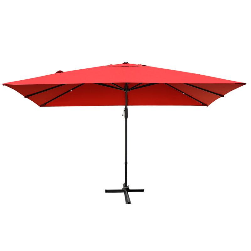 Parasol en porte-à-faux 120 po Abdullatif, Vin