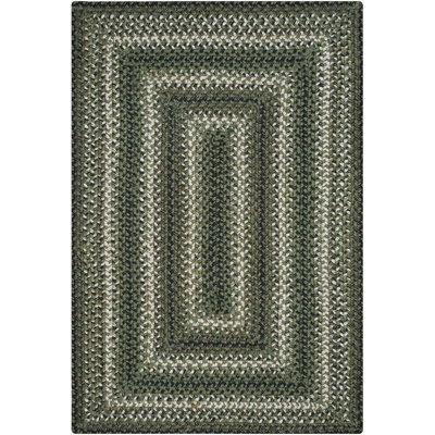 Tapis vert primitif réversible en jute tressé sans perte de poils Damiesha