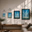 Expansive Sky Scandinavian - Framed Print-120777559-120777553