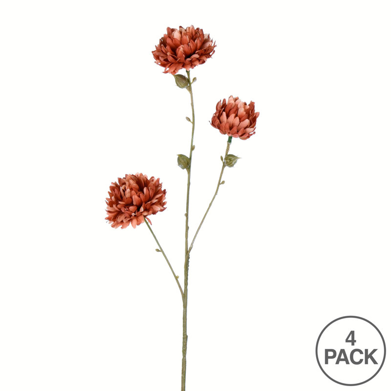 Artificial Mum Spray, Brown
