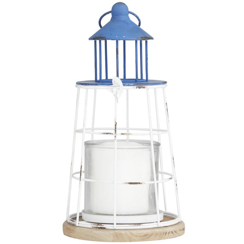 2 Piece Aluminum Tabletop Pillar Set, Blue, 11.75" H x 6.20" W x 6.15" D