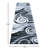 Aliodija Modern Swirl Design Olefin Area Rug-1988832084