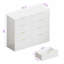 Commode double moderne 8 tiroirs l 47,2 po-345784158