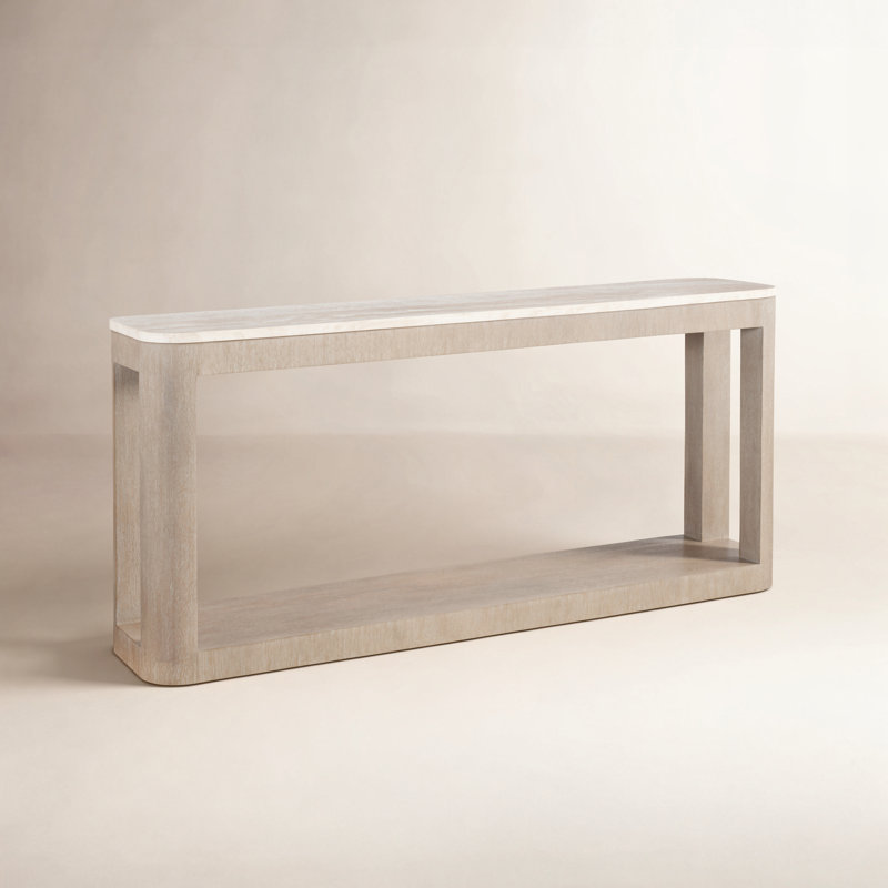 Loggia 68'' W Stone Console Table