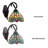 Alesandra Glass Armed Sconce-642645844