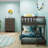  Dontra Kids Twin Over Twin Low Bunk Bed-331384326
