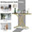 Millwood 43.3'' Glass Top Console Table-2069413689
