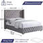 Lorradaile Upholstered Velvet Lift Up Storage Ottoman Bed with Mattress-61541908