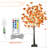 4FT 60LED Lighted Maple Tree,Decor Artificial Tree