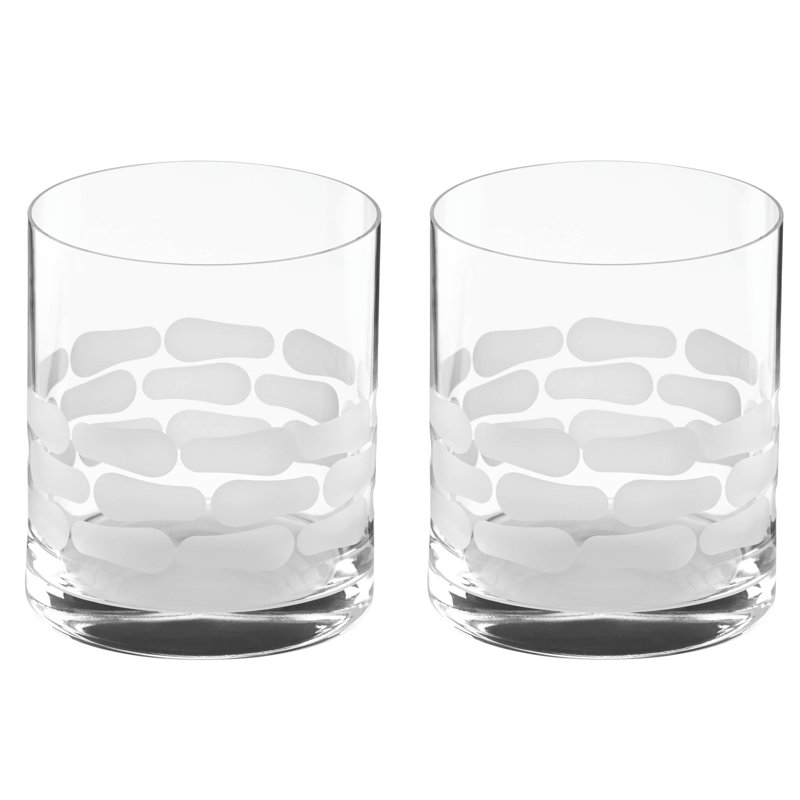 Truro Handmade Whiskey Glass, White