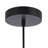 Modern Industrial 1-Light Cylinder Metal Cage Pendant, Matte Black Farmhouse Hanging Light-233275824