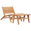 Chaise de patio en teck Villalba