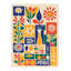 Tapis décoratif multicolore lavable à la machine-1844389516