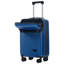 Ensemble de valises 5 pièces avec valise semi-ouverte à roulettes semi-ouvertes avec roulette double, bagage de voyage léger avec port USB, serrures TSA