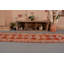 Tapis turc, tapis orange, tapis de couloir 2,8 x 12 pi, tapis rétro, tapis en laine