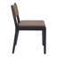 Chaise de salle à manger Roxas - brun