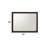 Tablita Dark Merlot Finish Dresser Mirror