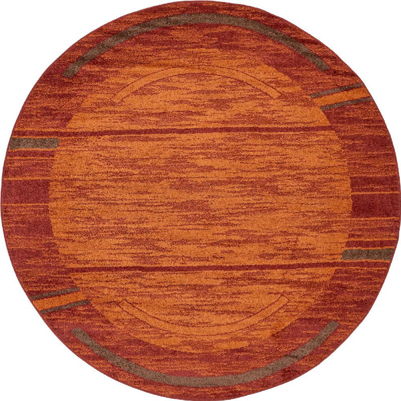 Harvest Abstract Indoor Rug, Round 8'