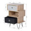 Clairville 39cm W Manufactured Wood Bedside Table-1035007345