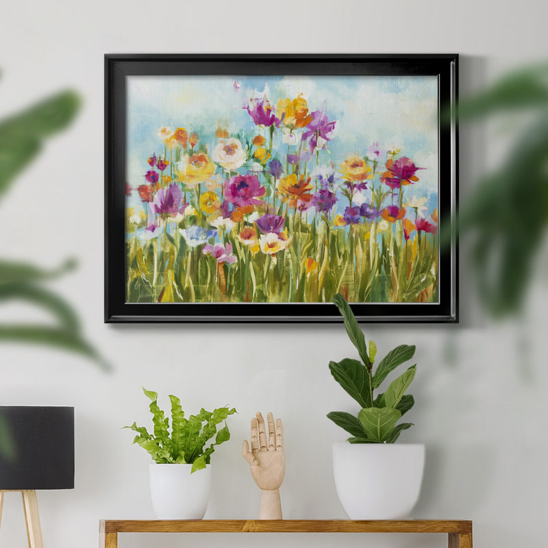 «Flight of Fancy», reproduction d'art sur toile, H 18,5 po x l 24,5 po x P 1,5 po, Toile avec cadre noir