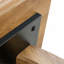 Table basse en bois aggloméré à texture minimaliste moderne. Ajoutez une atmosphère calme et confortable à votre maison. Table basse en MDF, autocollant texturé, table d'appoint.