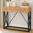 43" W Rustic Console Table with 2 Hidden Drawers