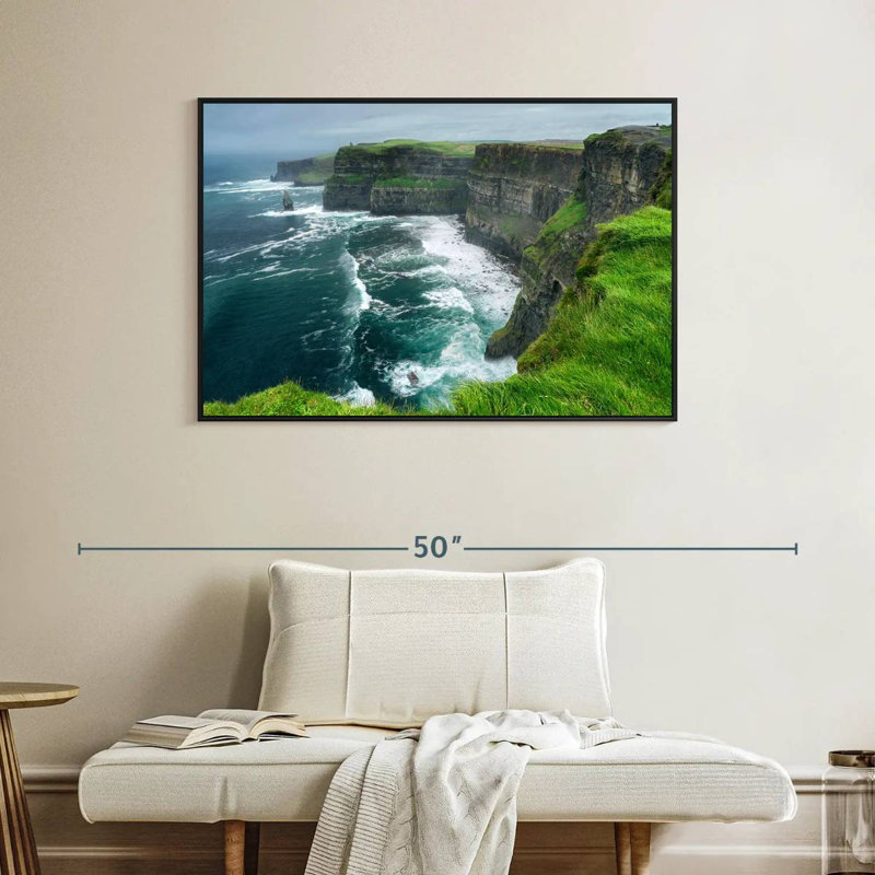 Hannes Windy Cliffs Of Moher, 27" H x 40" W