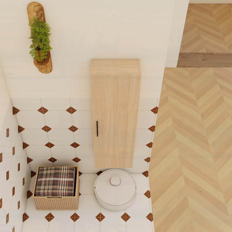 Wall-Mounted Single Door Design Cabinet
