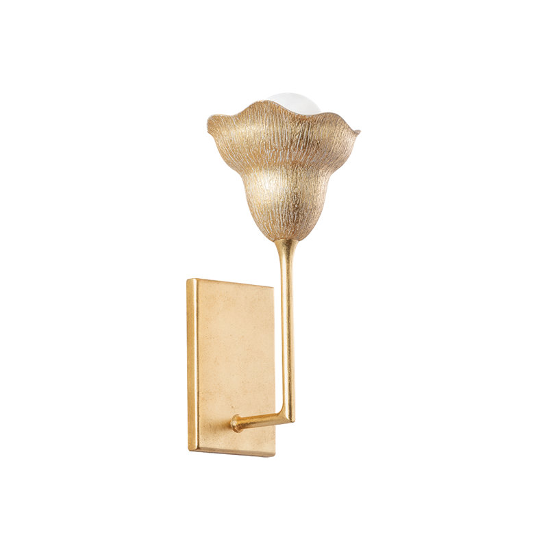 ALORA Wall Sconce, Vintage Gold Leaf/Gilded Ivory