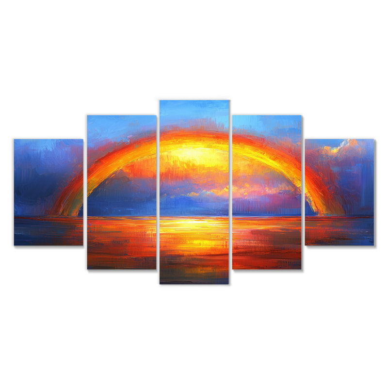 «Madeleine» - art mural arc-en-ciel - ensemble d'art mural traditionnel diamant
