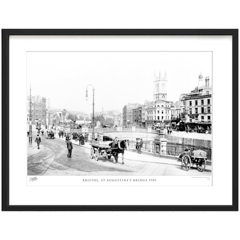 Bristol, St Augustine - Single Picture Frame Print, 28cm H X 36cm W x 2cm D