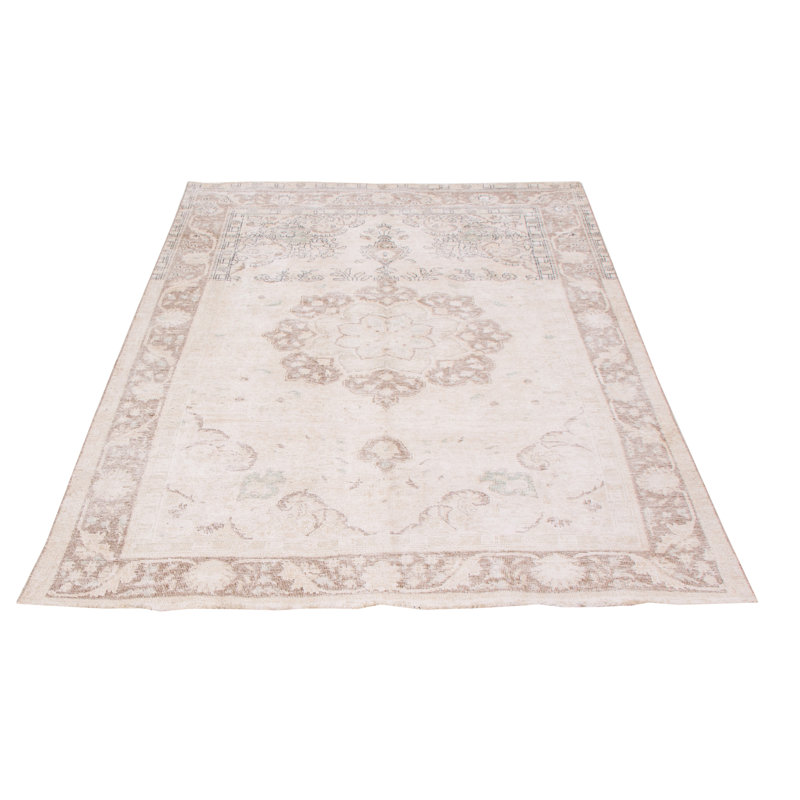 One-of-a-Kind 6'8" X 9'2" New Age Wool Area Rug in