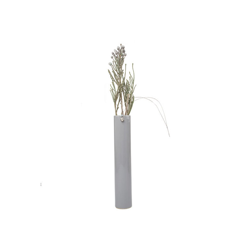 Ceramic Table Vase, Grey