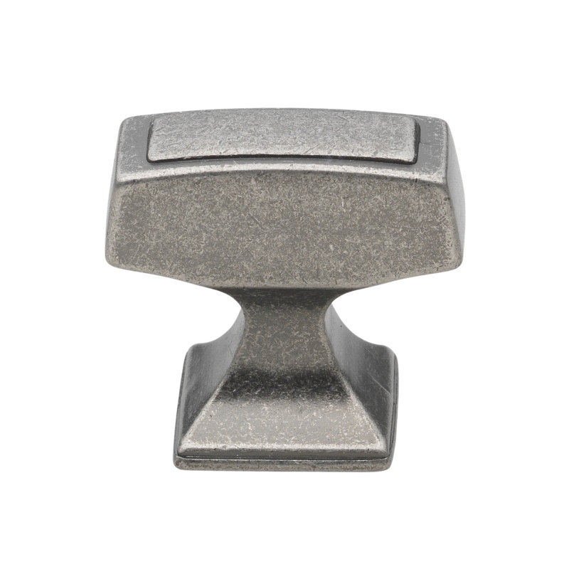 Deco 1 1/8" Length Bar Knob Multipack, Weathered Nickel